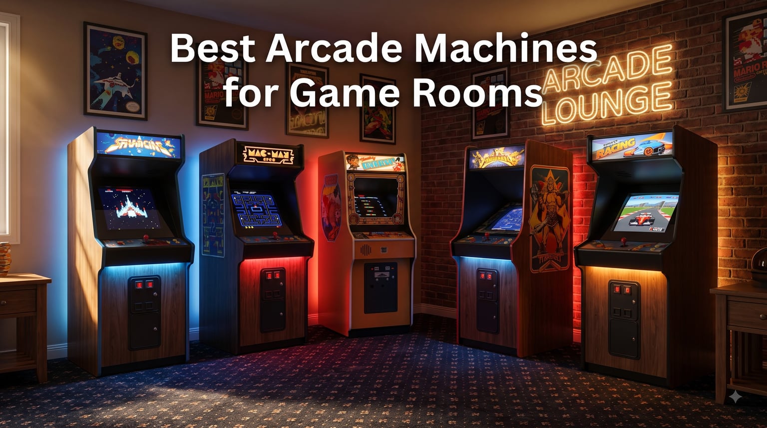 Best Arcade Machines for Game Rooms