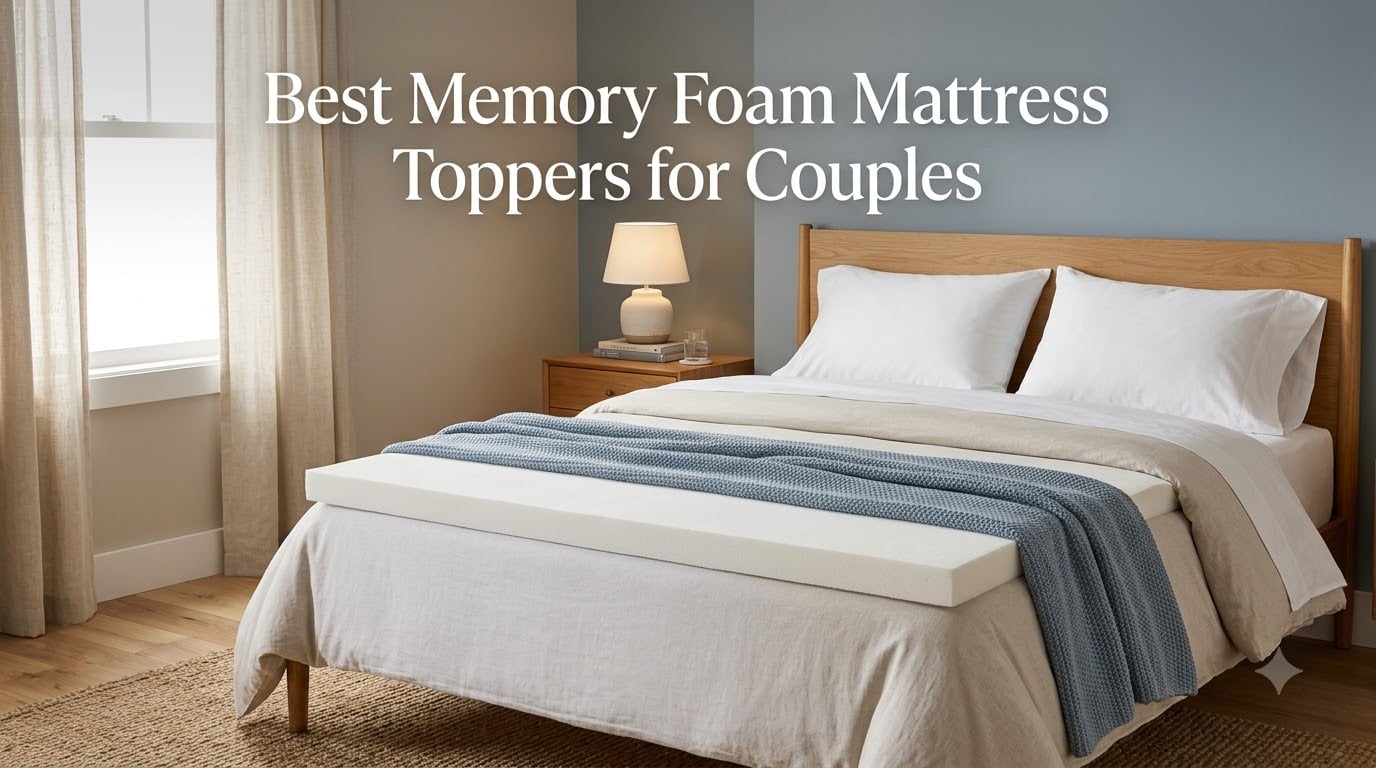 Best Memory Foam Mattress Toppers for Couples