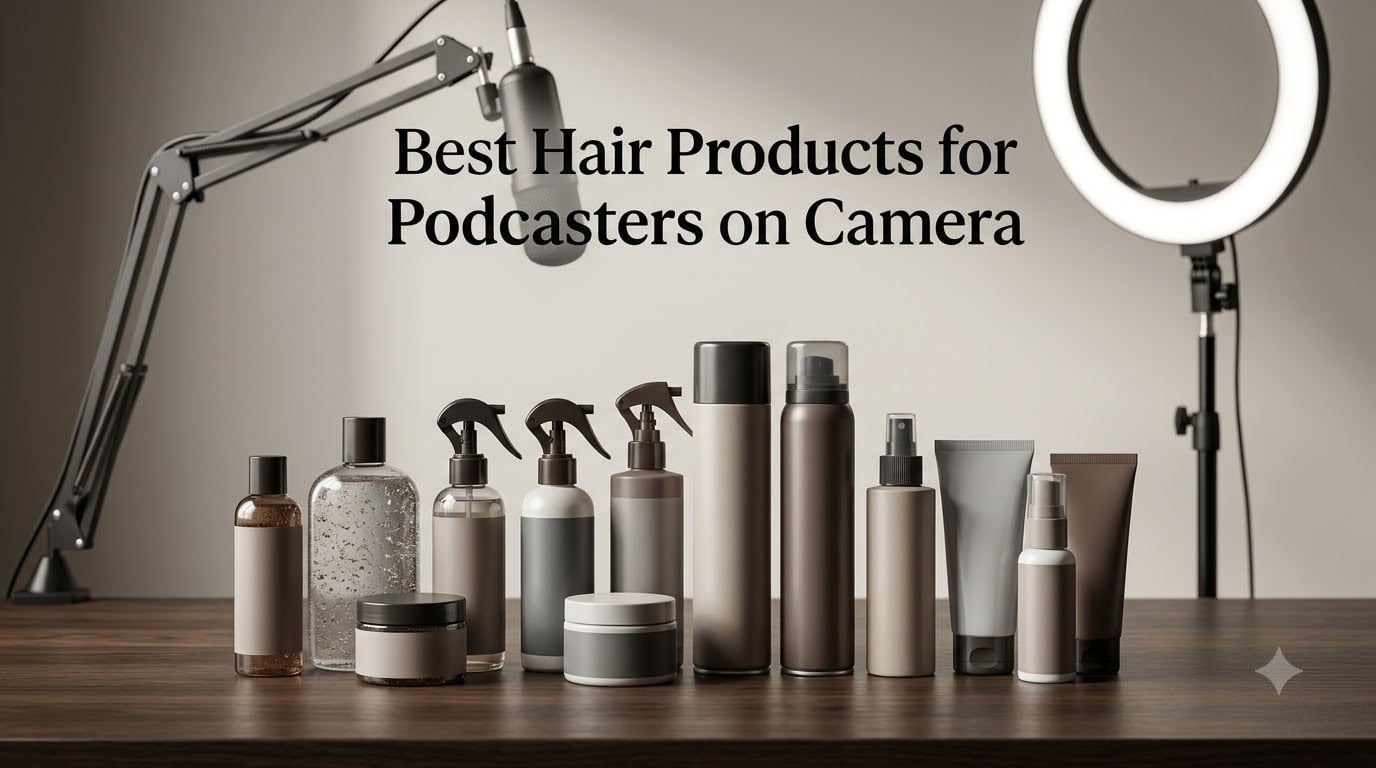 Best Hair Products for Podcasters on Camera
