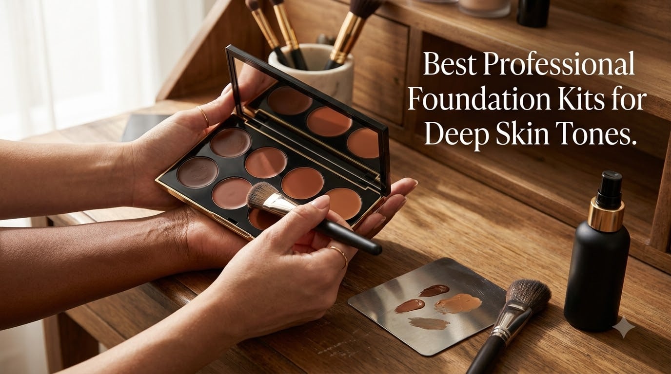 Best Professional Foundation Kits for Deep Skin Tones