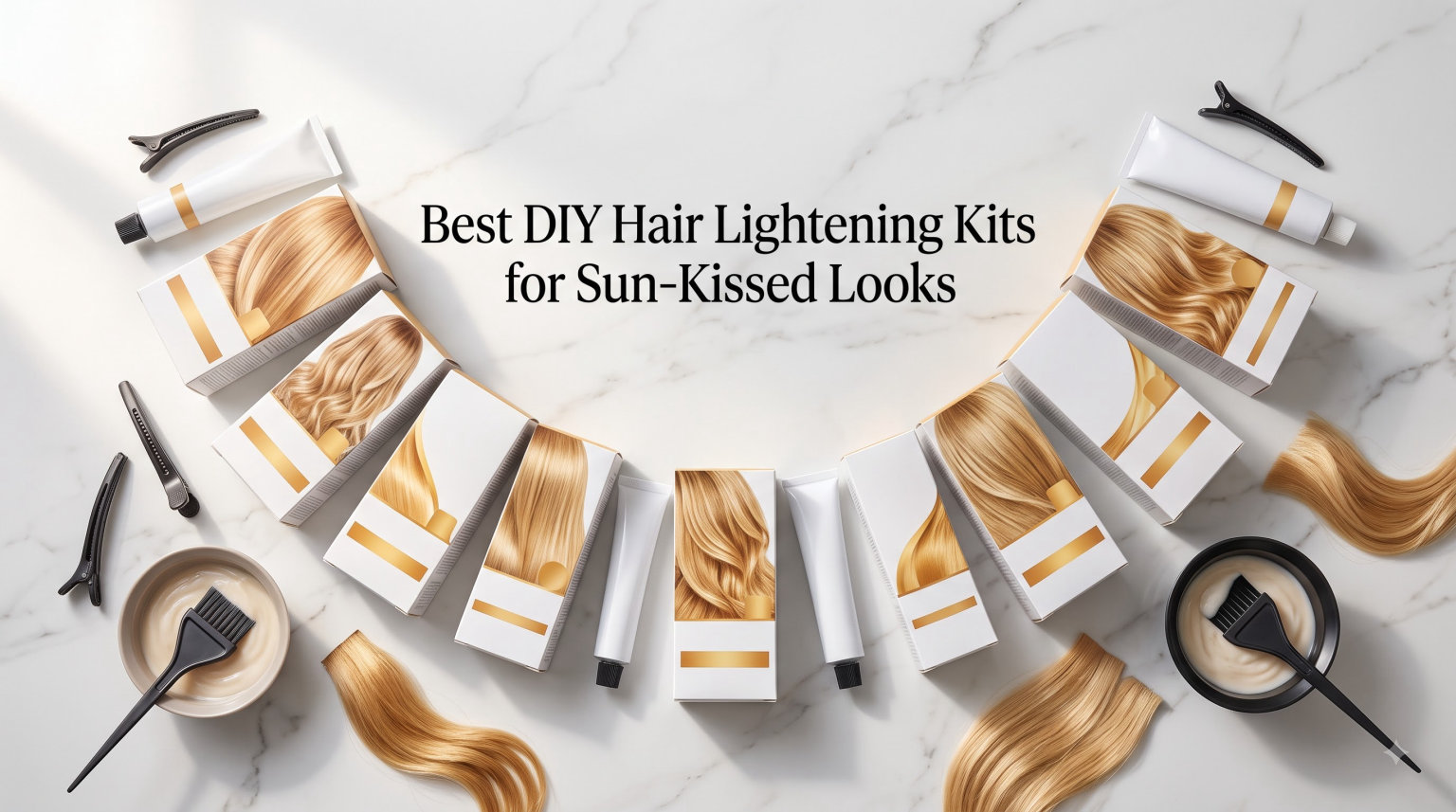Best DIY Hair Lightening Kits for Sun-Kissed Looks