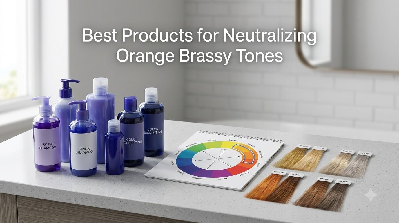 Best Products for Neutralizing Orange Brassy Tones