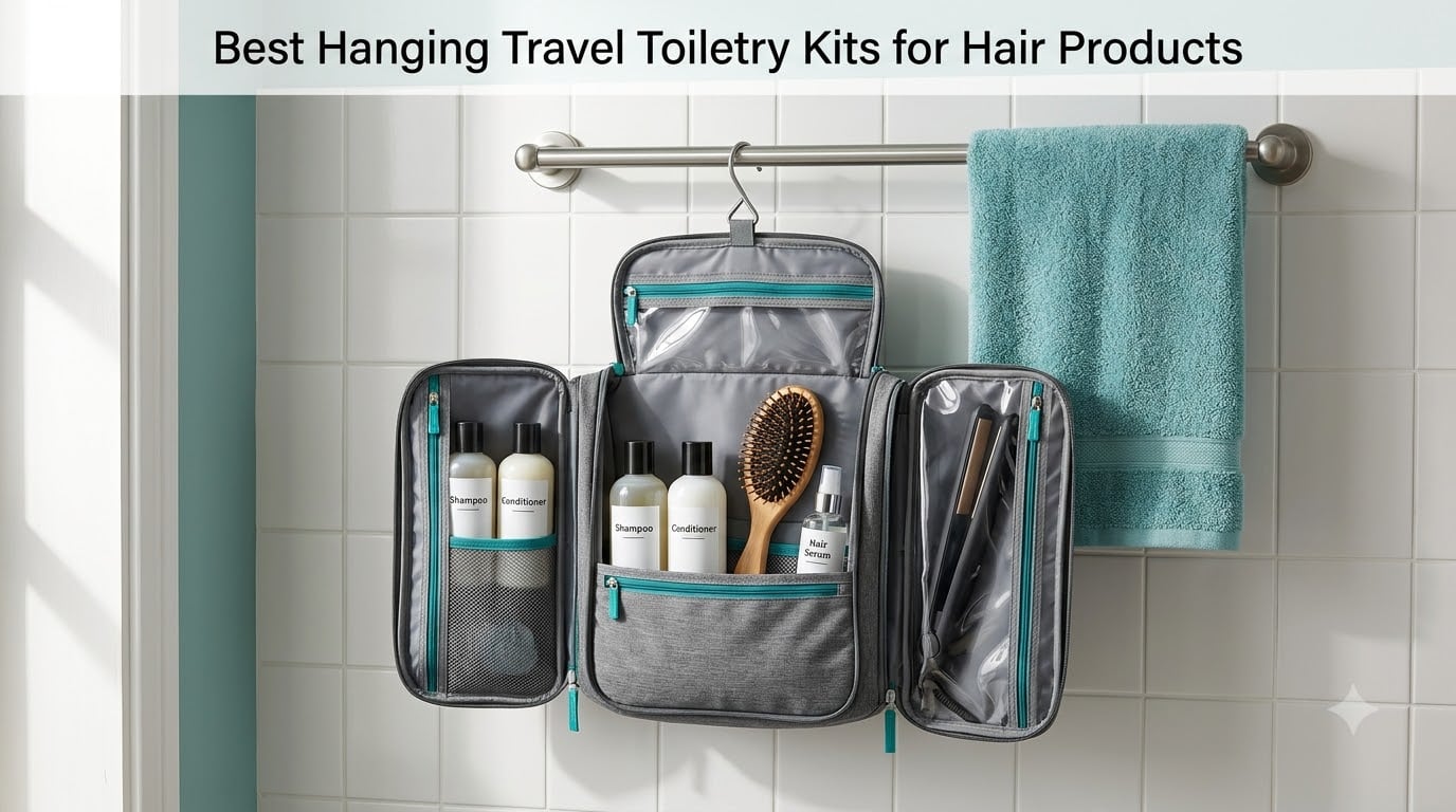 Best Hanging Travel Toiletry Kits for Hair Products