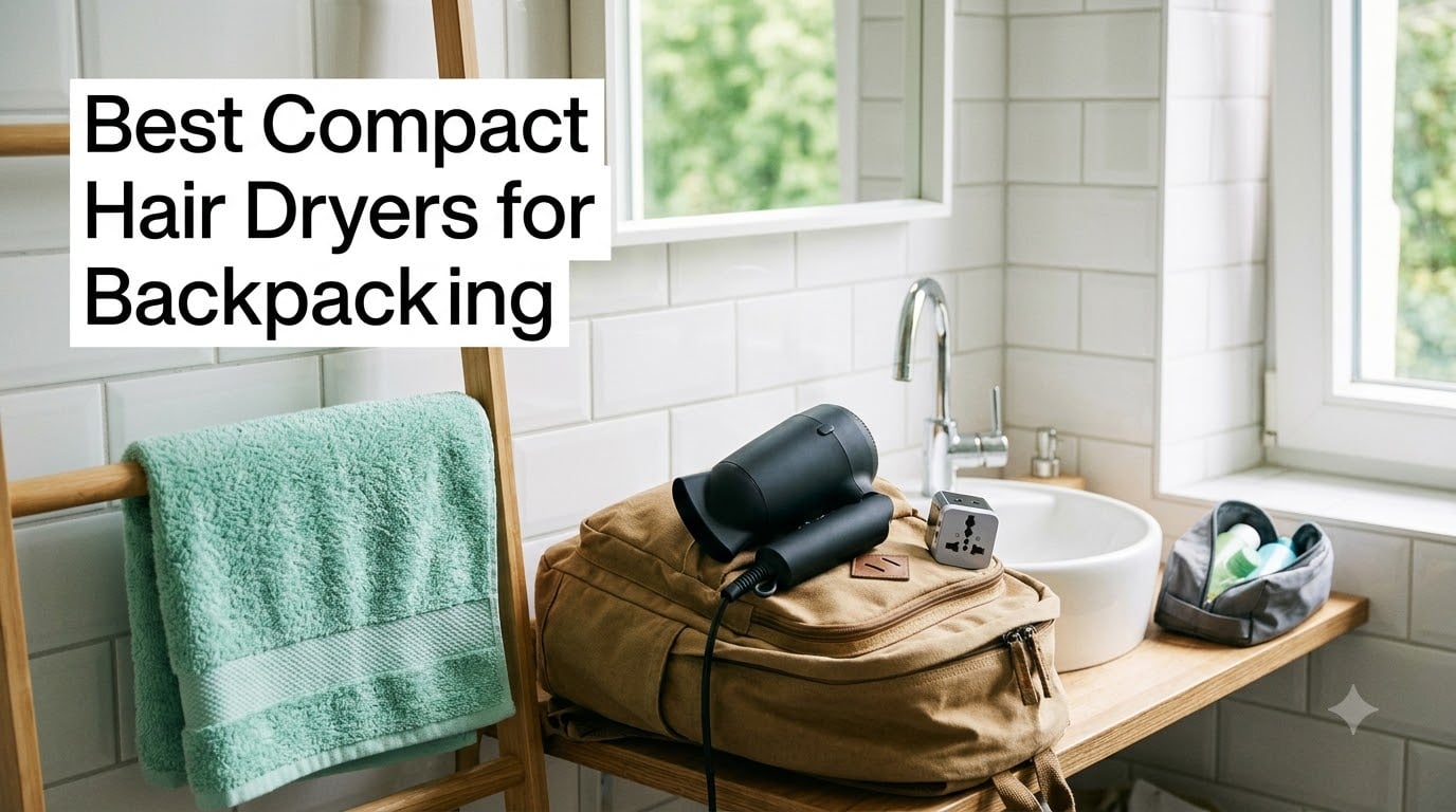 Best Compact Hair Dryers for Backpacking