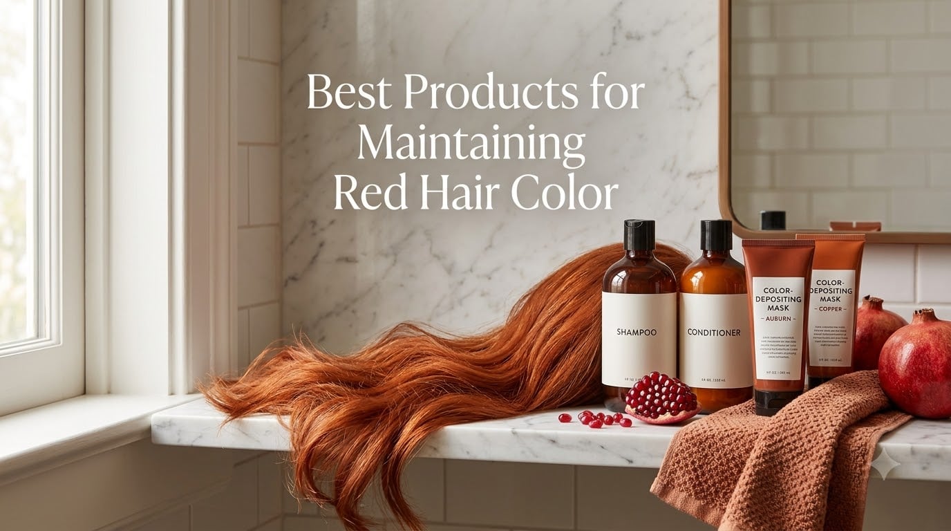 Best Products for Maintaining Red Hair Color
