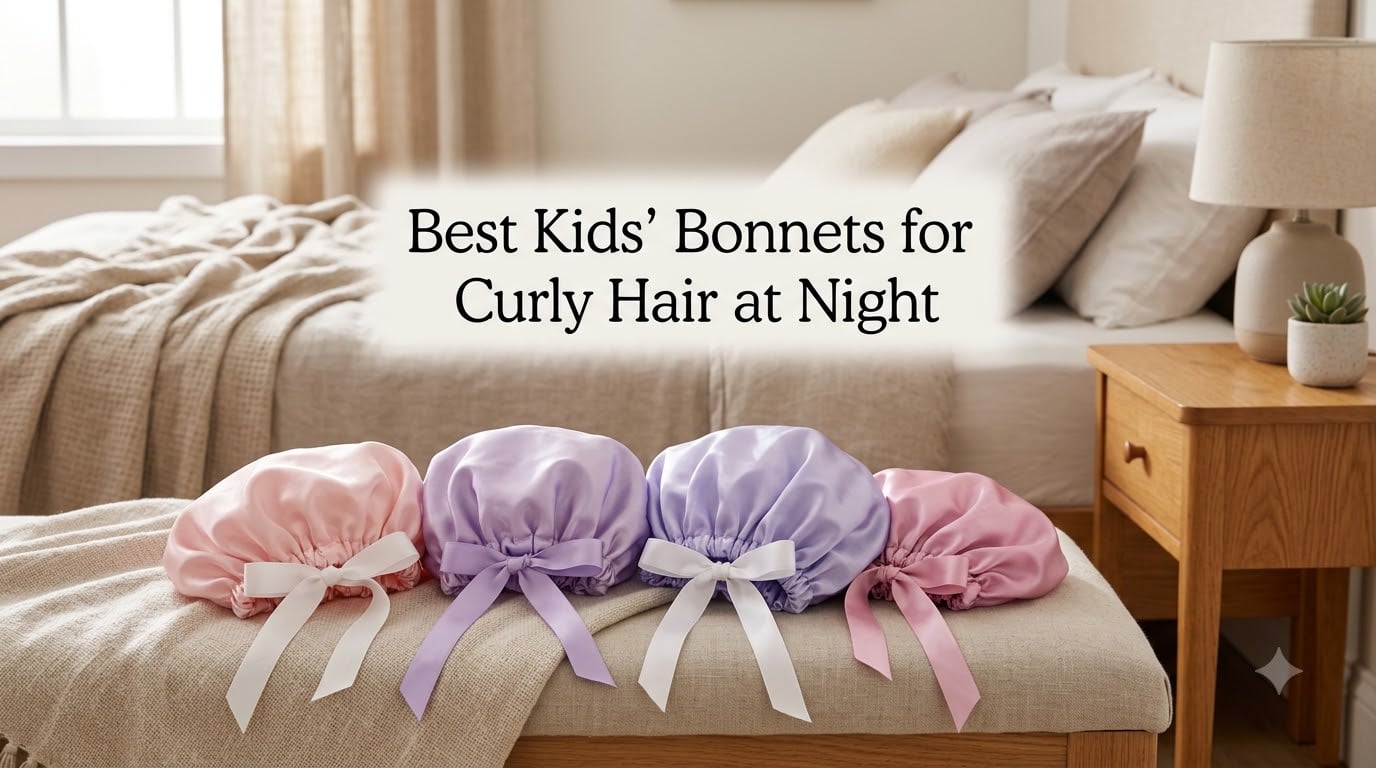 Best Kids' Bonnets for Curly Hair at Night