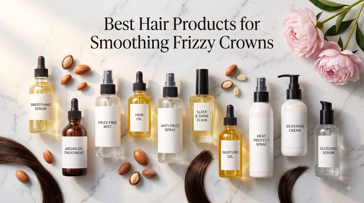 Best Hair Products for Smoothing Frizzy Crowns