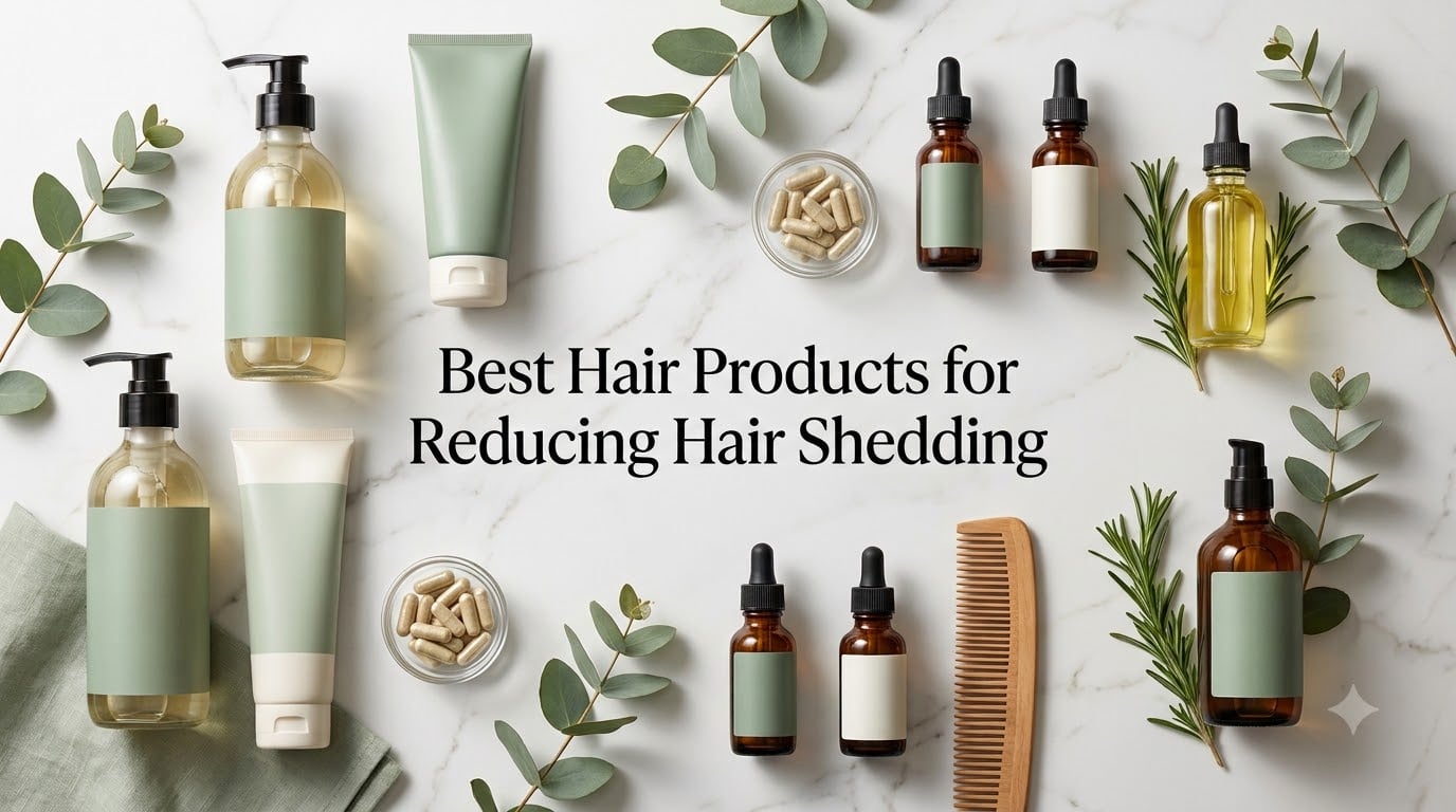 Best Hair Products for Reducing Hair Shedding