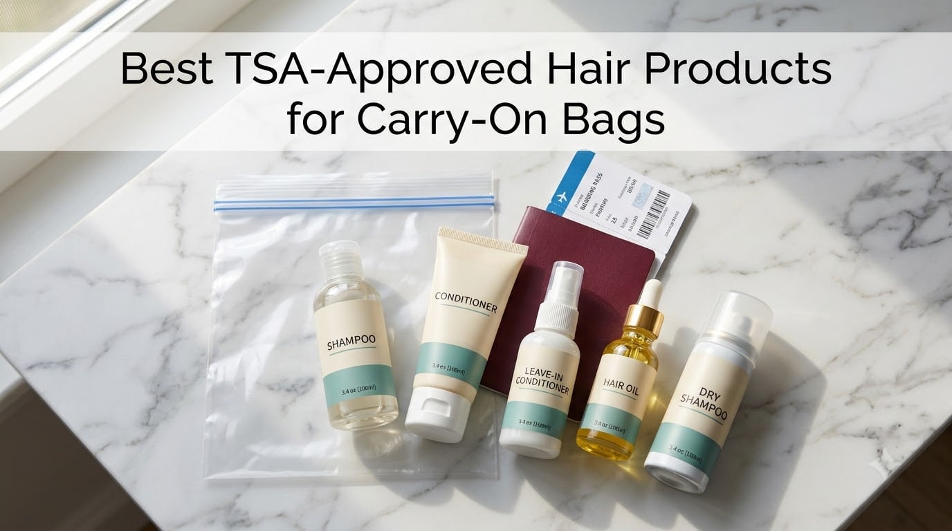 Best TSA-Approved Hair Products for Carry-On Bags