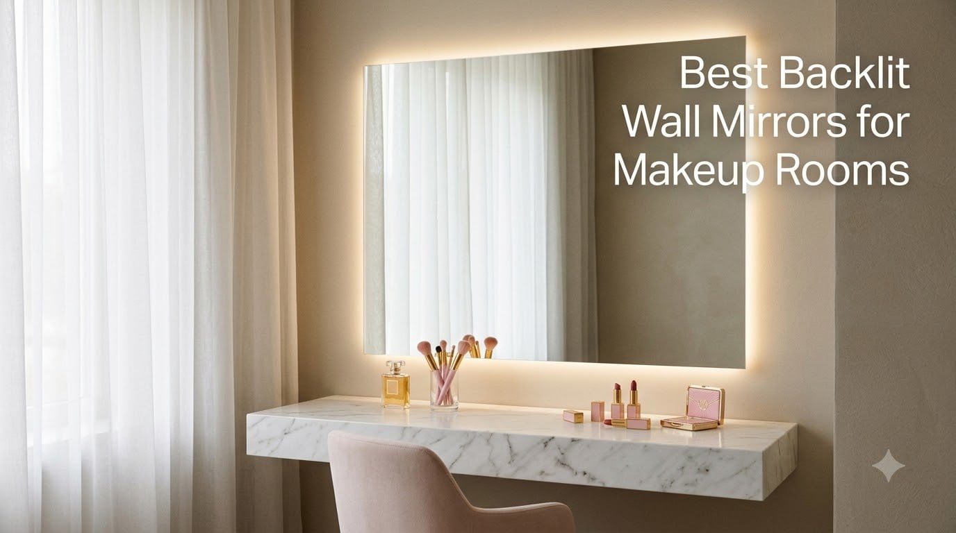 Best Backlit Wall Mirrors for Makeup Rooms