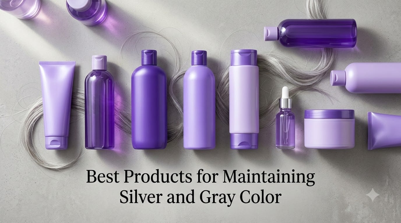 Best Products for Maintaining Silver and Gray Color