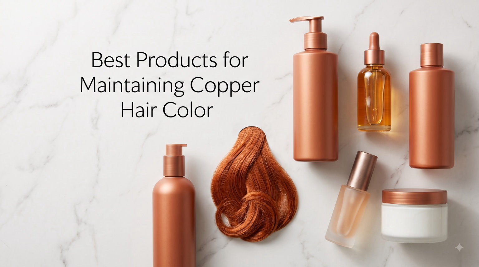 Best Products for Maintaining Copper Hair Color