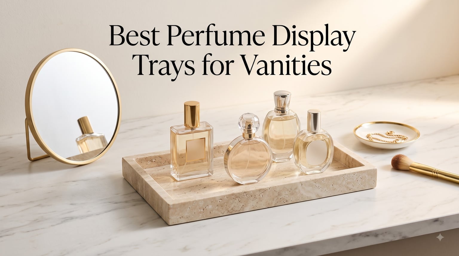 Best Perfume Display Trays for Vanities