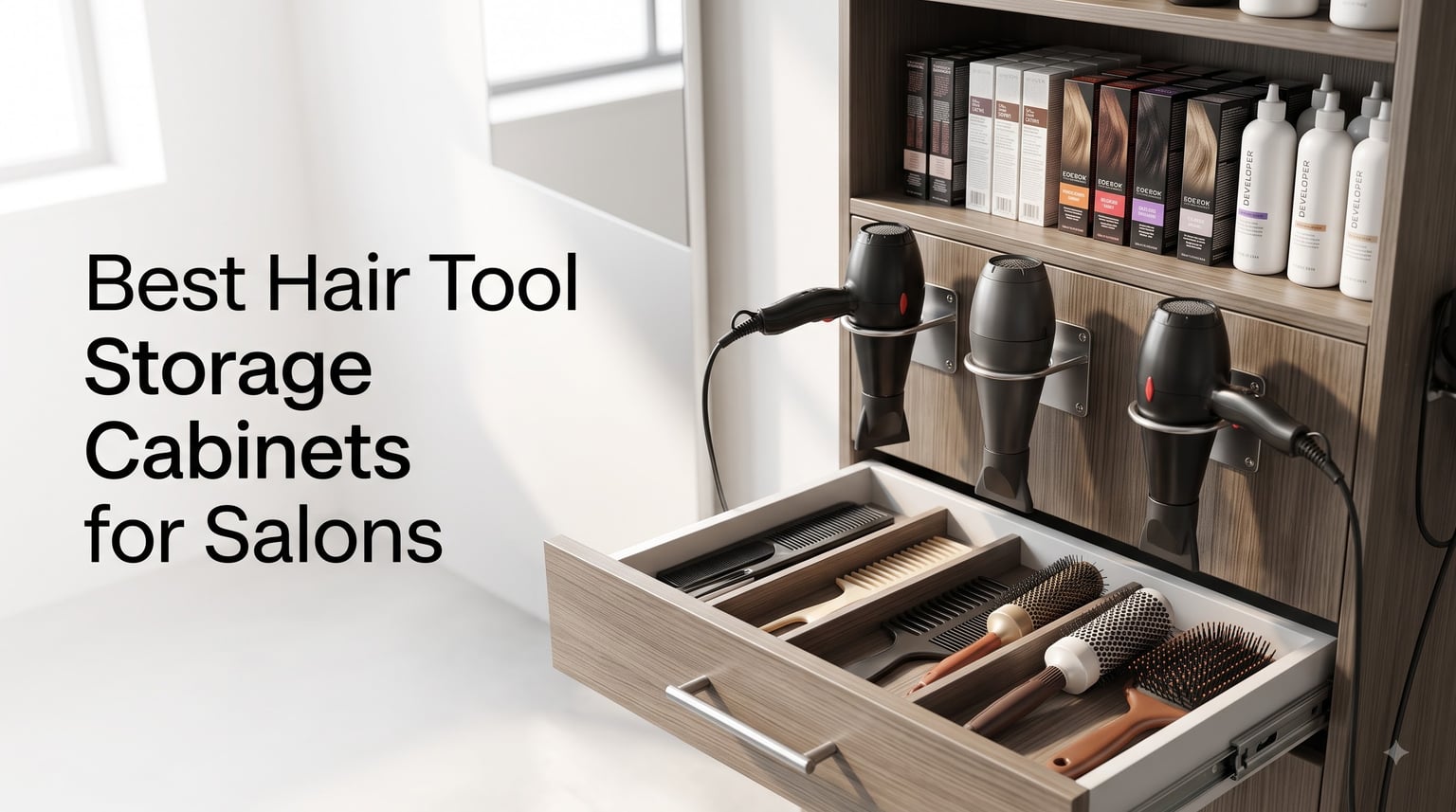 Best Hair Tool Storage Cabinets for Salons