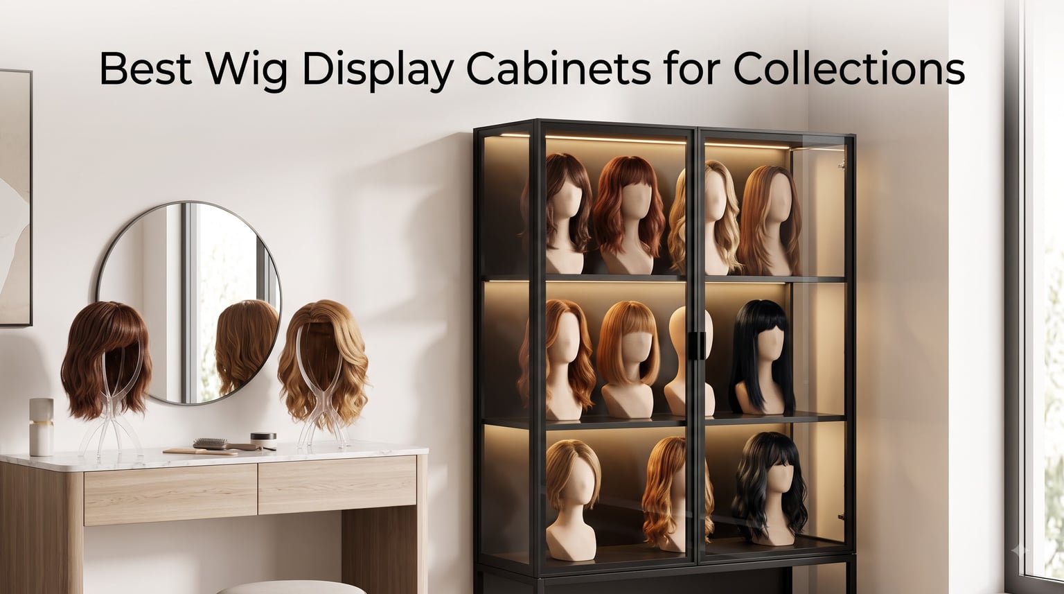 Best Wig Display Cabinets for Collections
