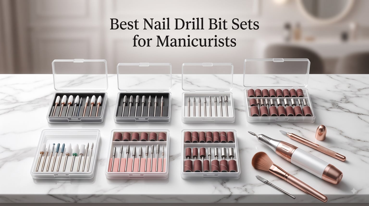 Best Nail Drill Bit Sets for Manicurists