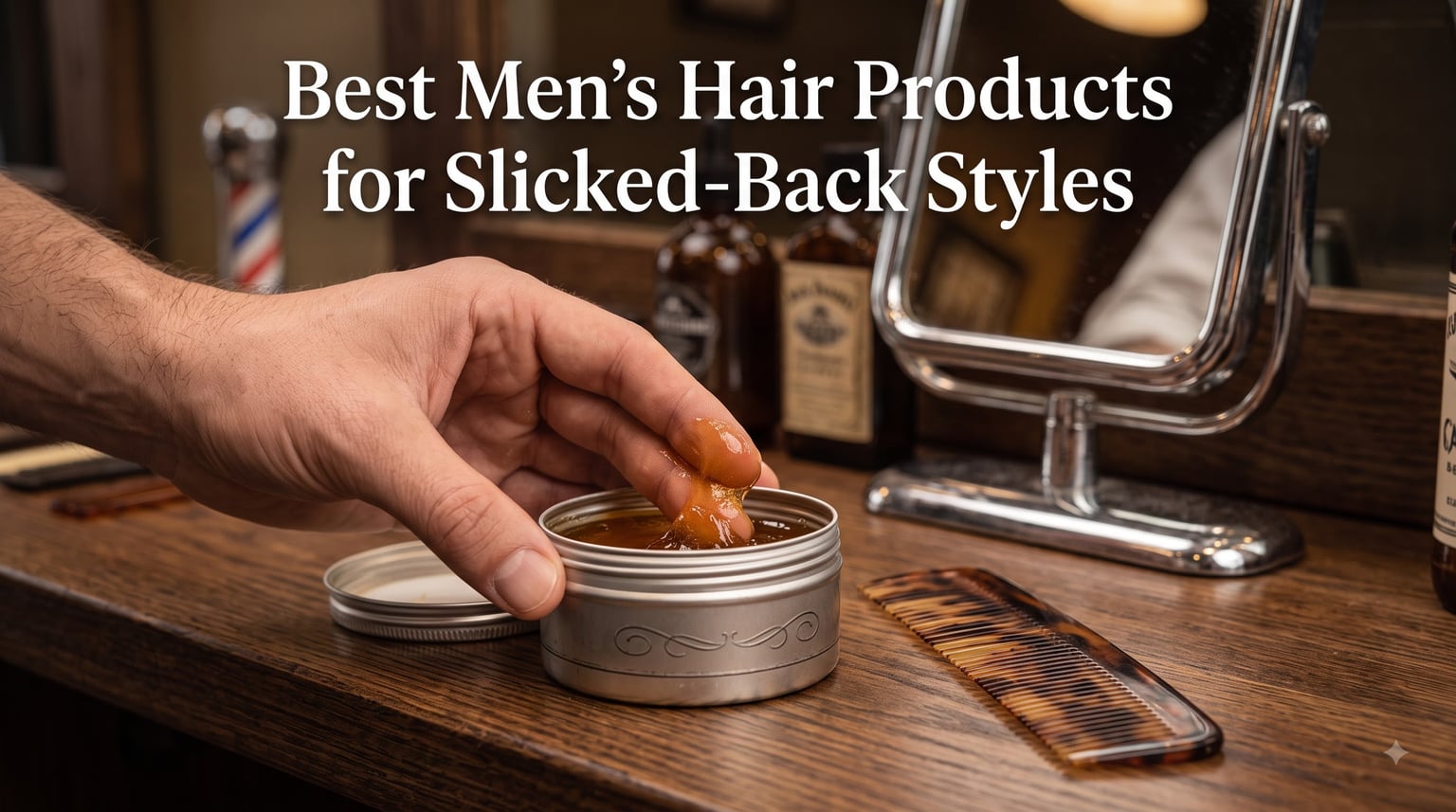 Best Men's Hair Products for Slicked-Back Styles