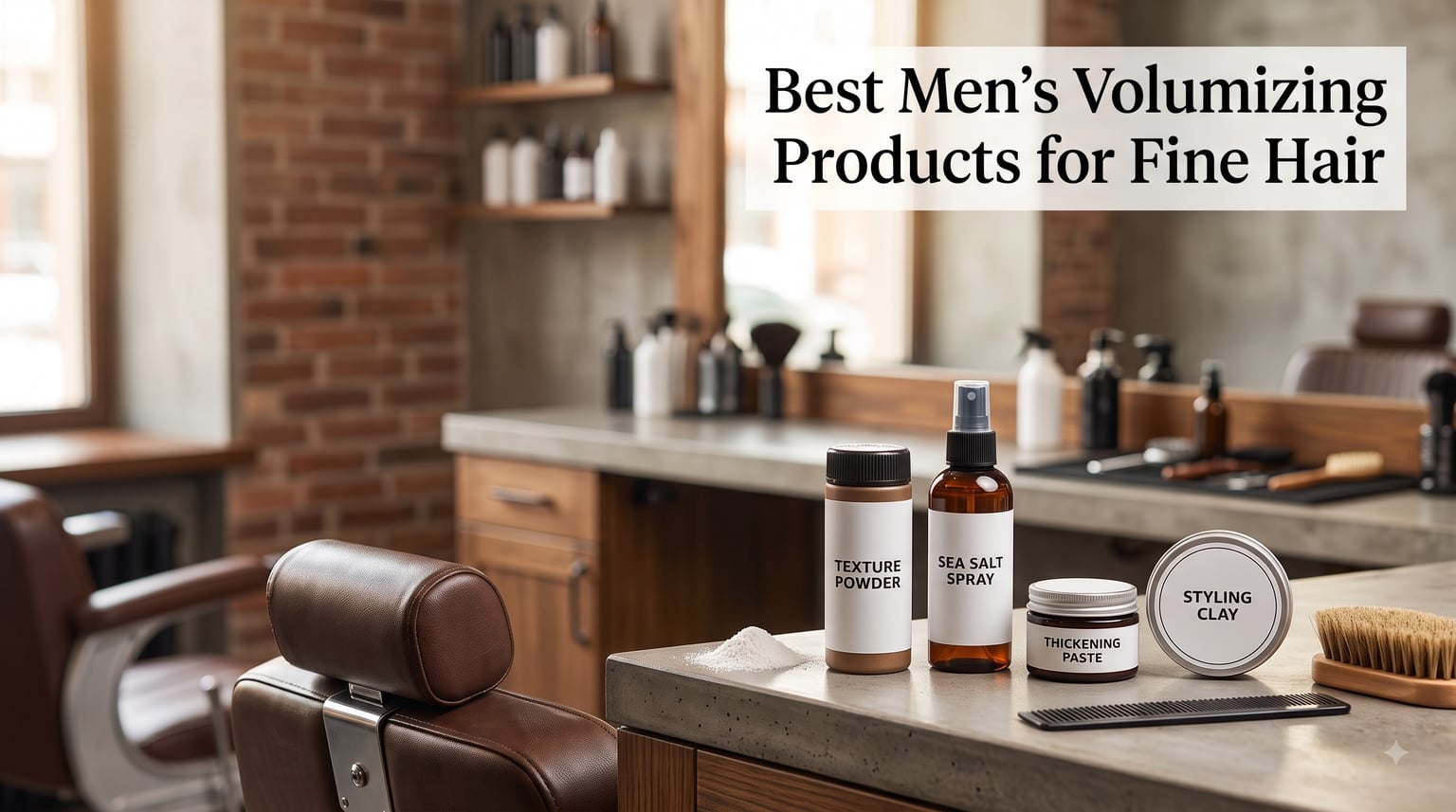 Best Men's Volumizing Products for Fine Hair