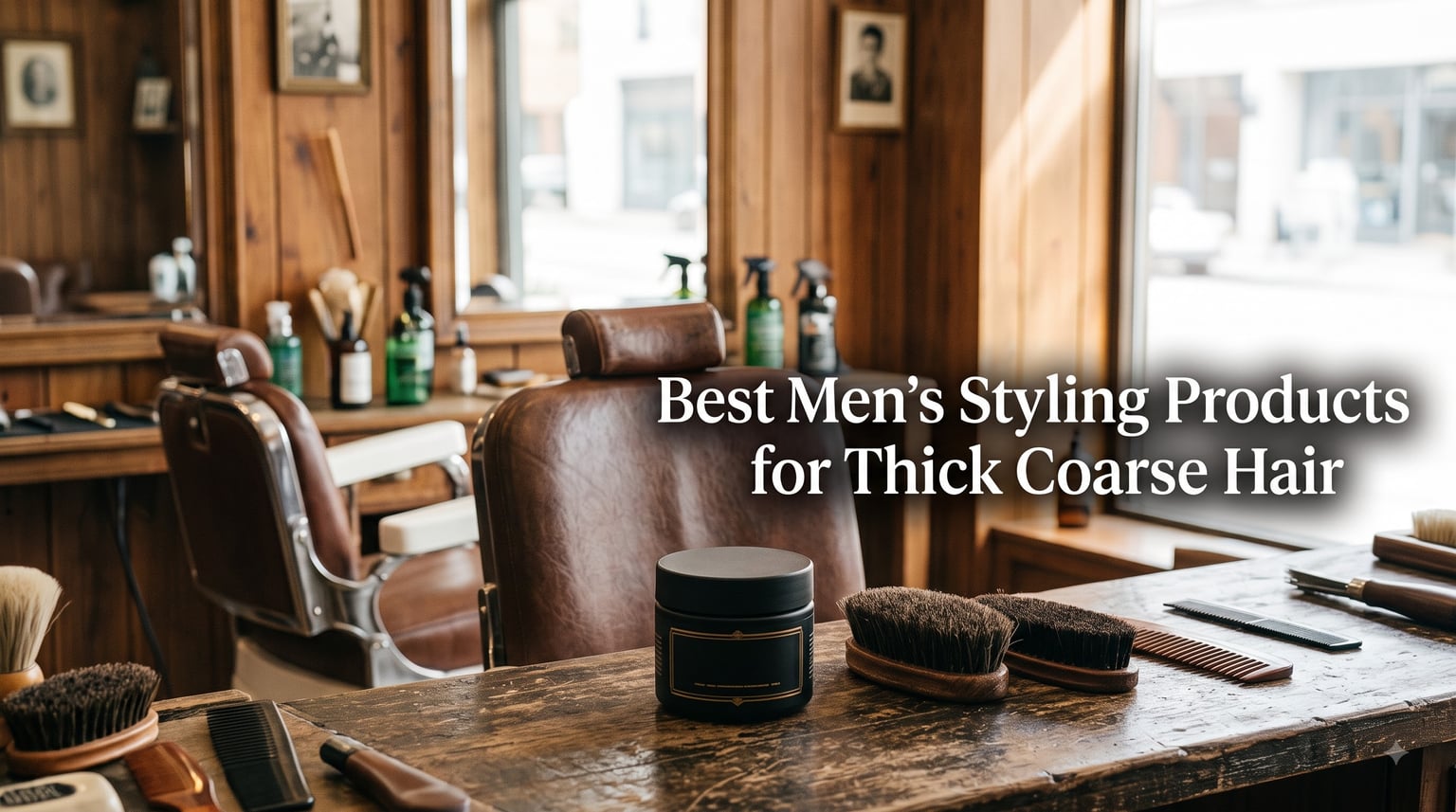 Best Men's Styling Products for Thick Coarse Hair
