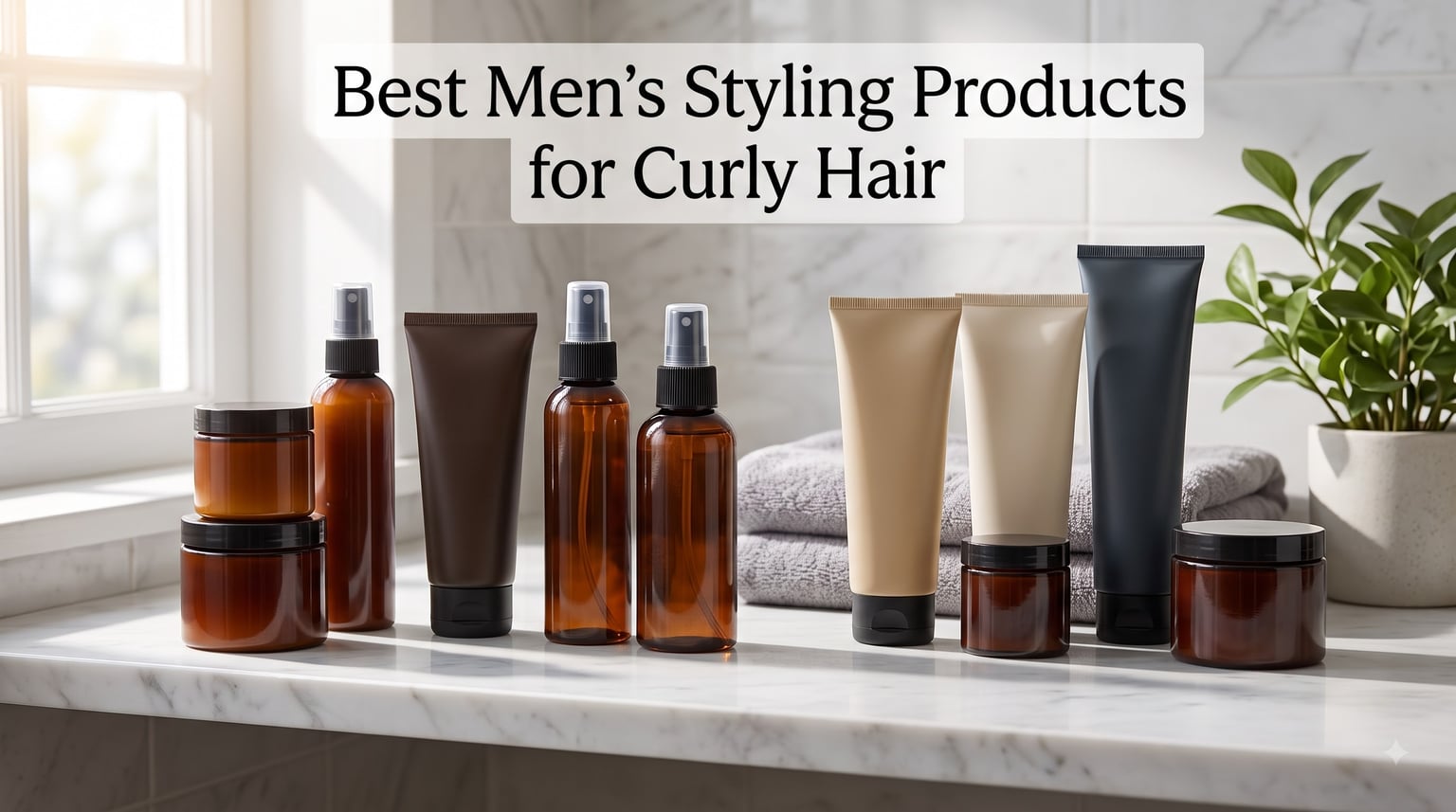 Best Men's Styling Products for Curly Hair