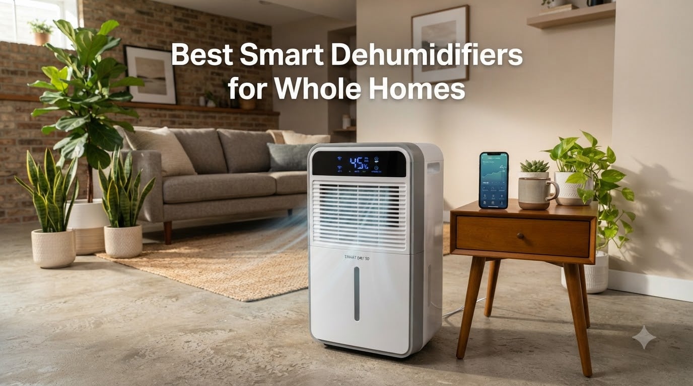 Best Smart Dehumidifiers for Whole Homes