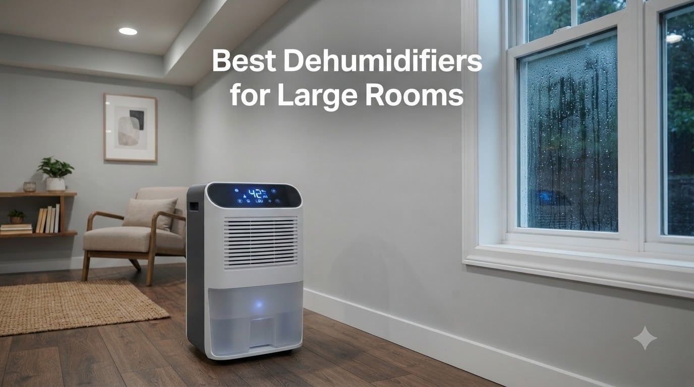 Best Dehumidifiers for Large Rooms