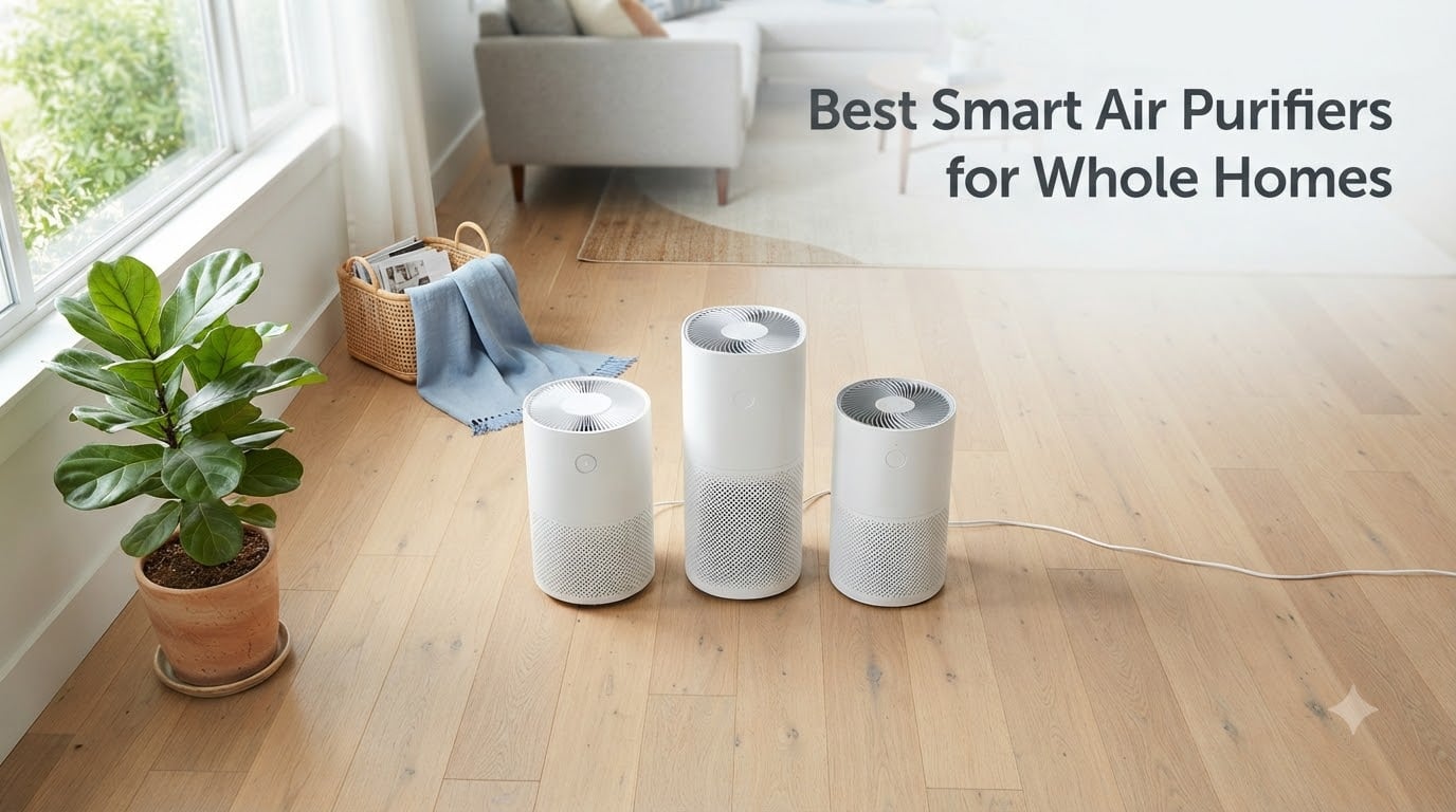 Best Smart Air Purifiers for Whole Homes