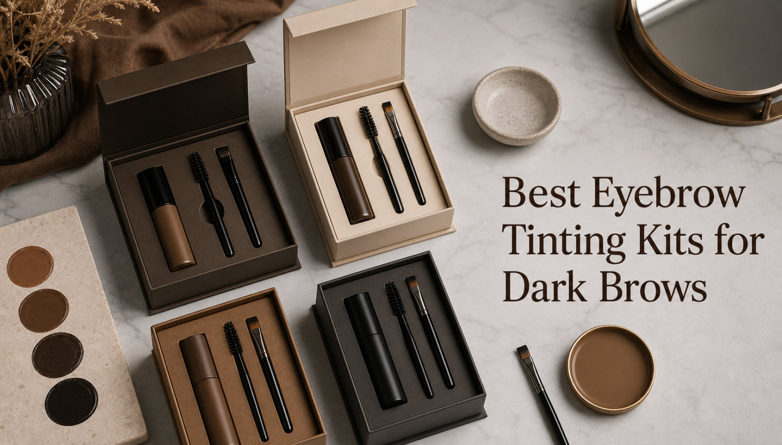 Best Eyebrow Tinting Kits for Dark Brows