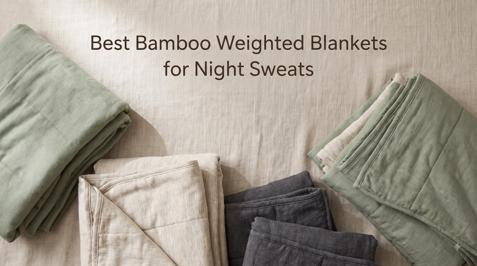 Best Bamboo Weighted Blankets for Night Sweats