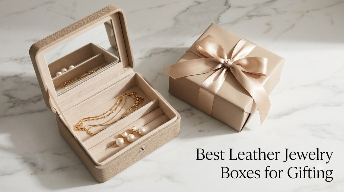 Best Leather Jewelry Boxes for Gifting
