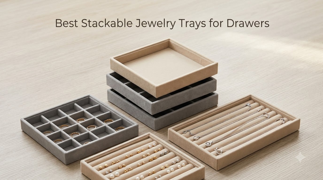 Best Stackable Jewelry Trays for Drawers