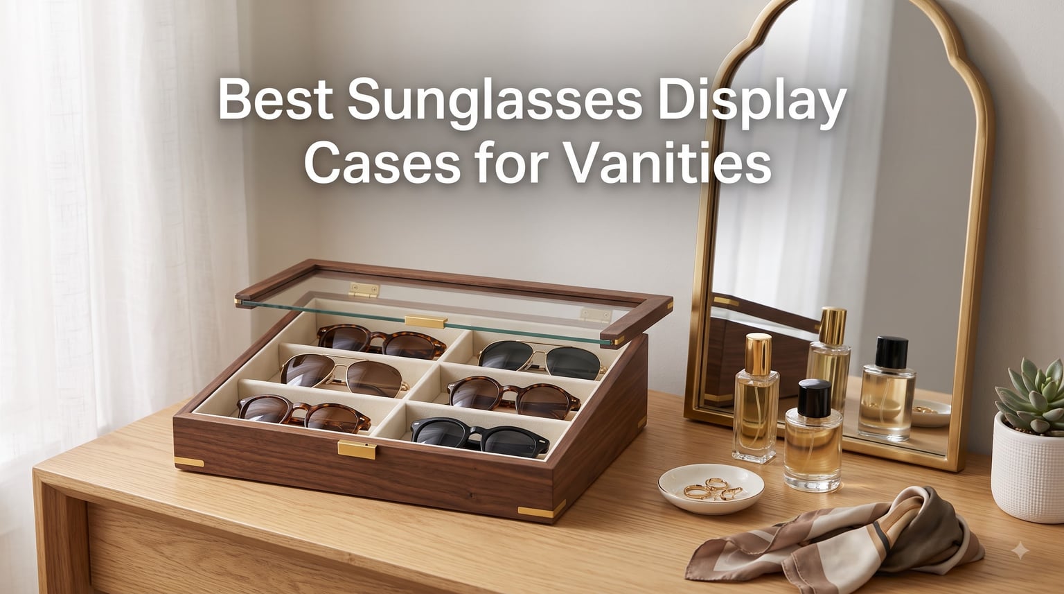 Best Sunglasses Display Cases for Vanities