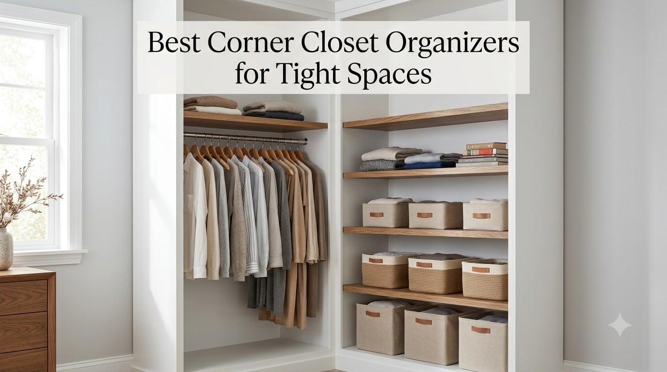Best Corner Closet Organizers for Tight Spaces