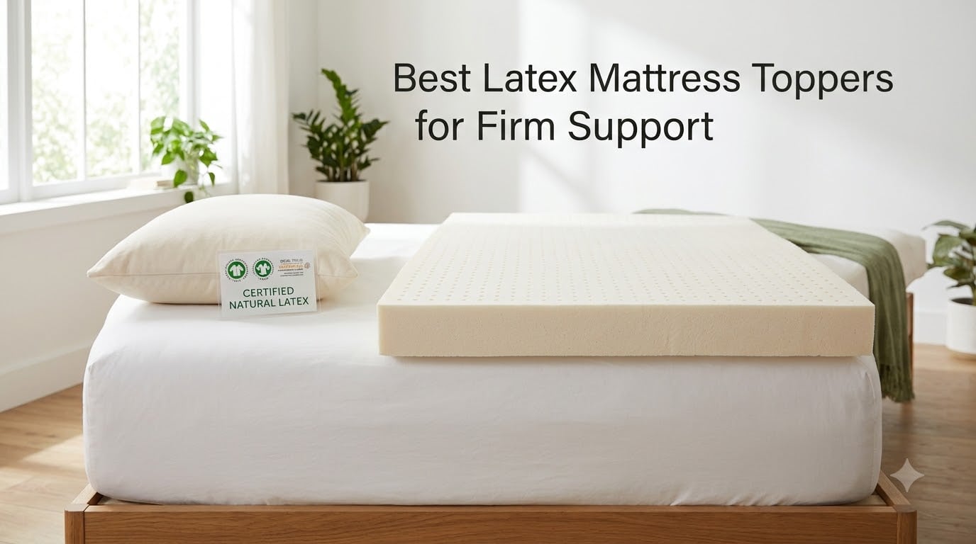 Best Latex Mattress Toppers for Firm Support