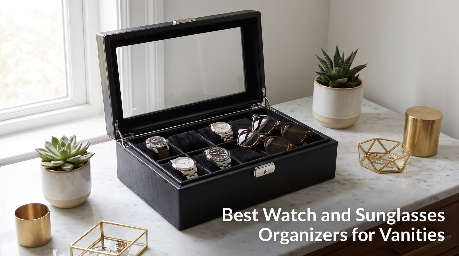 Best Watch and Sunglasses Organizers for Vanities