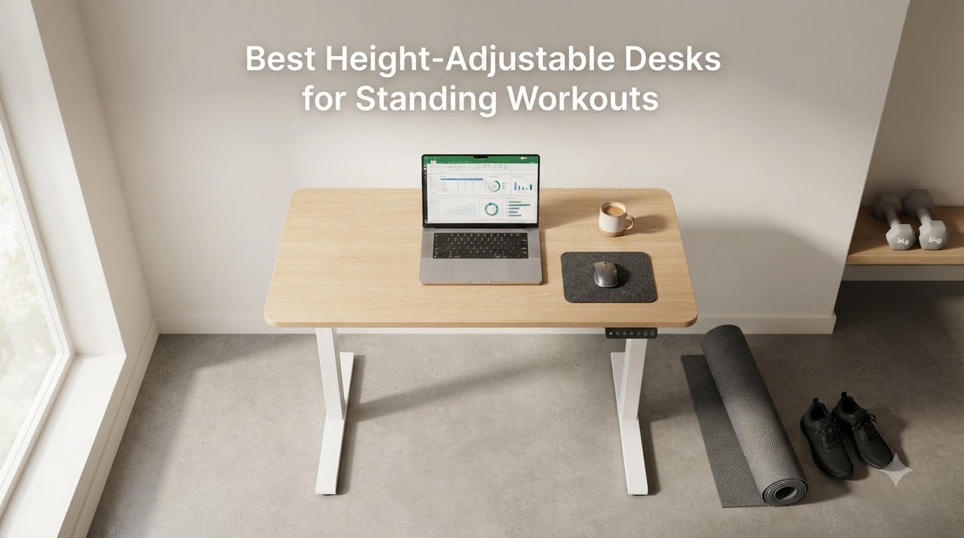 Best Height-Adjustable Desks for Standing Workouts
