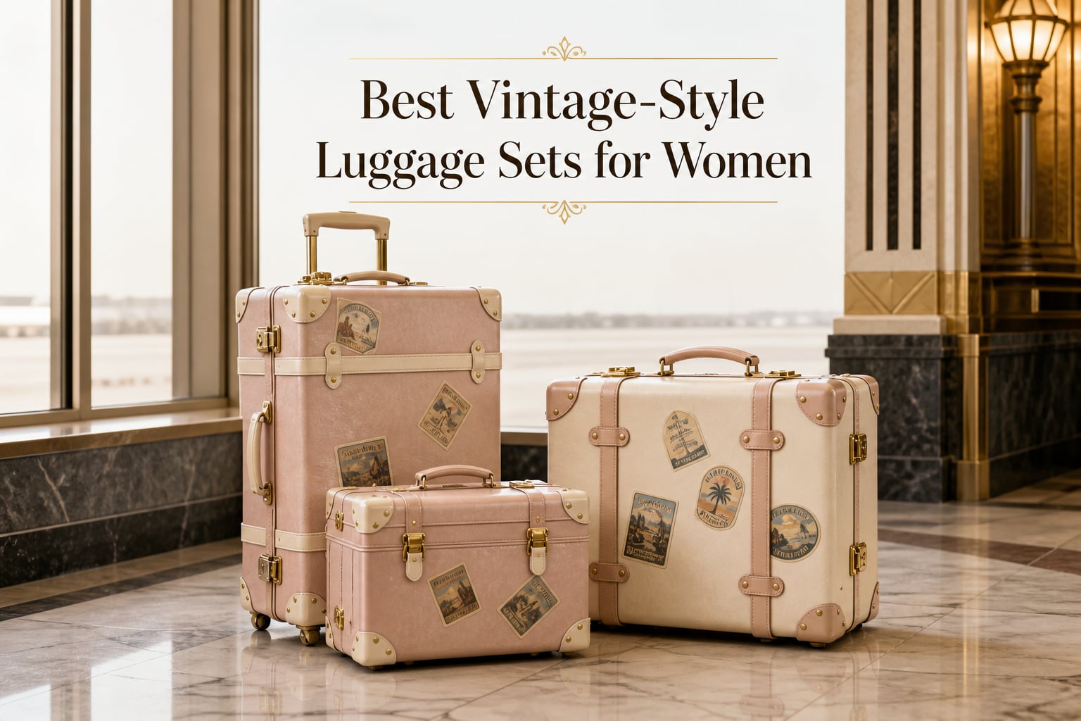 Best Vintage-Style Luggage Sets for Women
