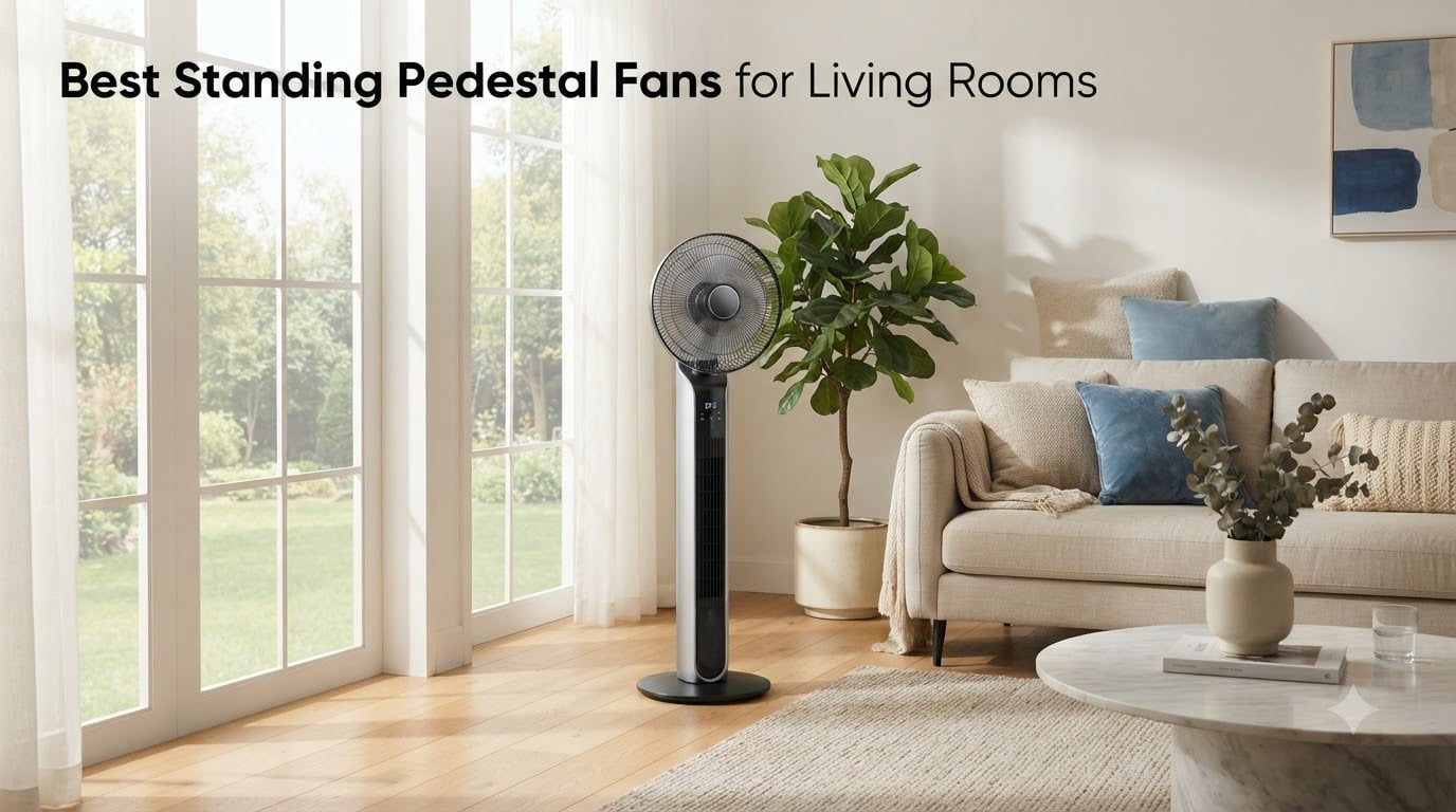 Best Standing Pedestal Fans for Living Rooms