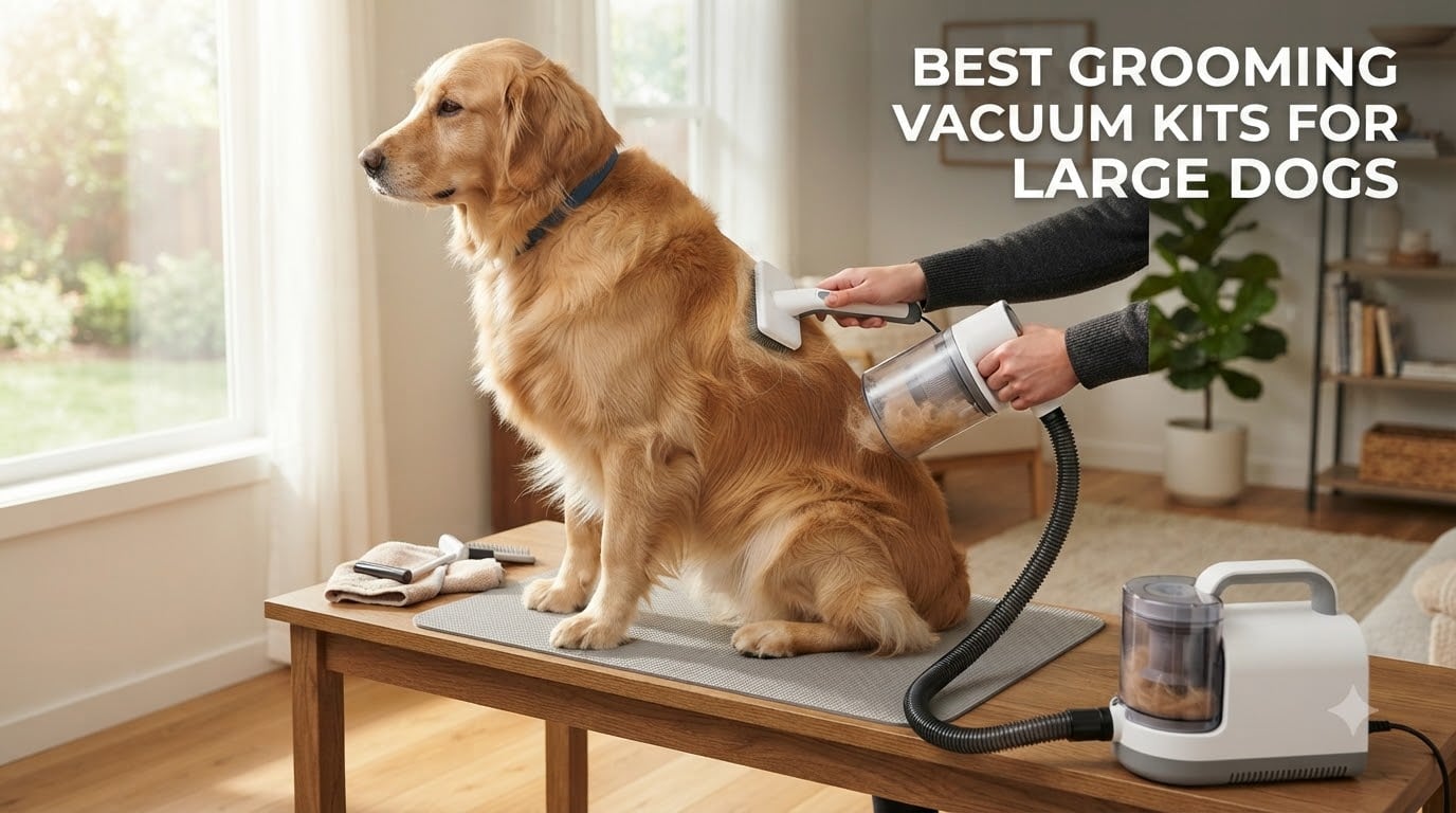Best Grooming Vacuum Kits for Large Dogs