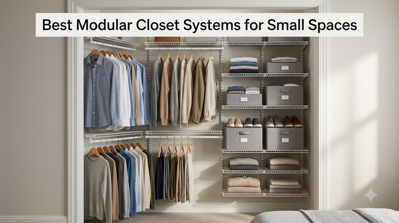 Best Modular Closet Systems for Small Spaces