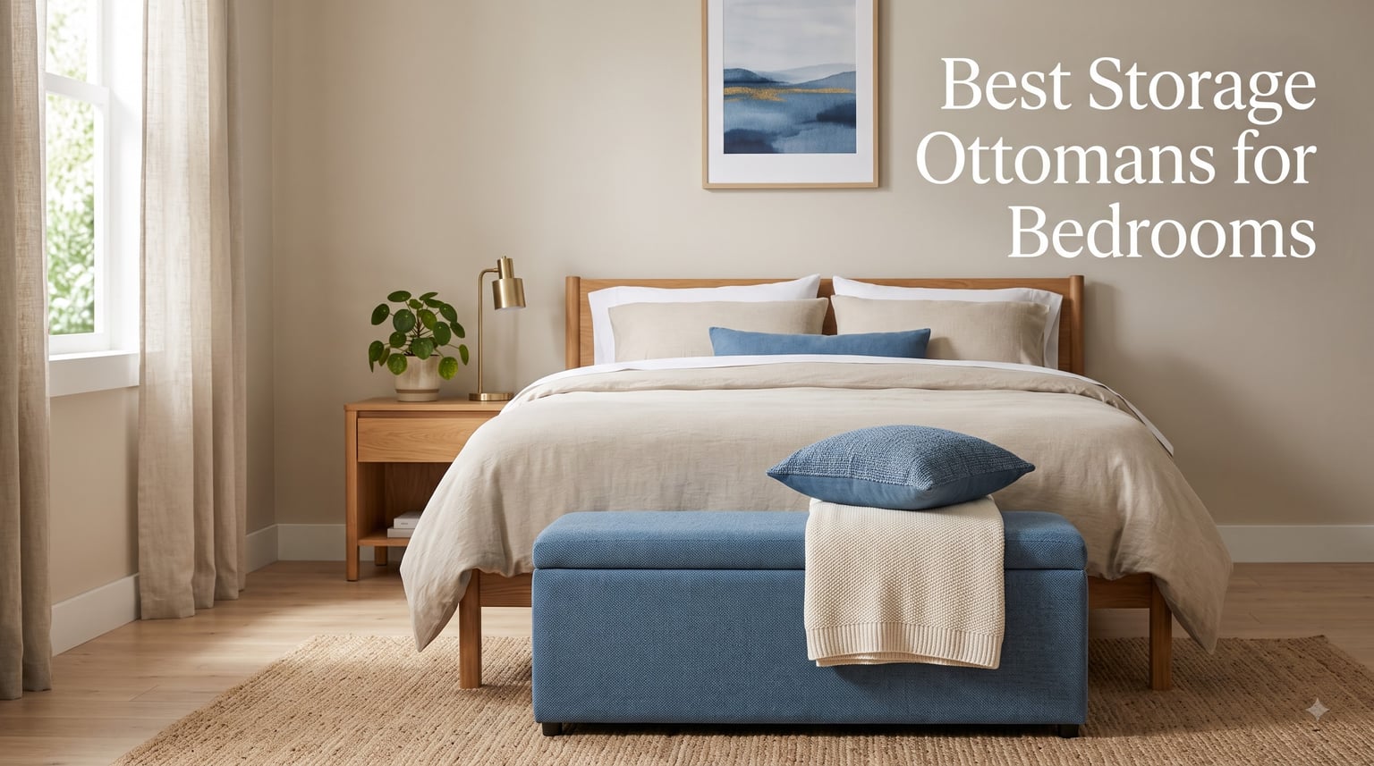 Best Storage Ottomans for Bedrooms