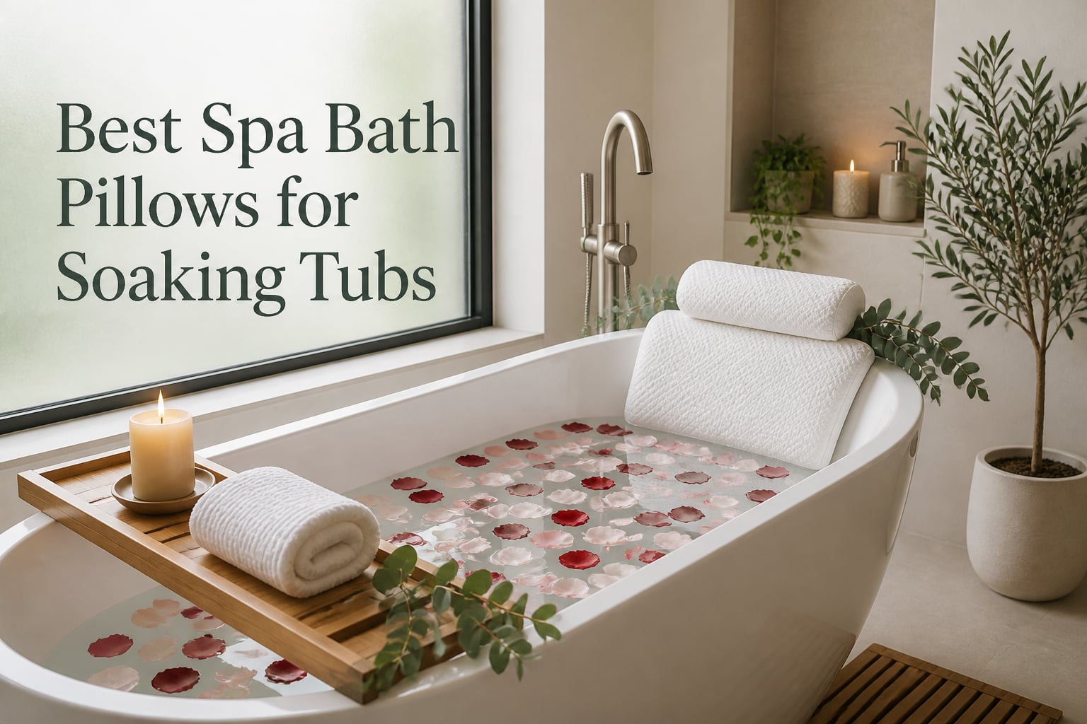 Best Spa Bath Pillows for Soaking Tubs