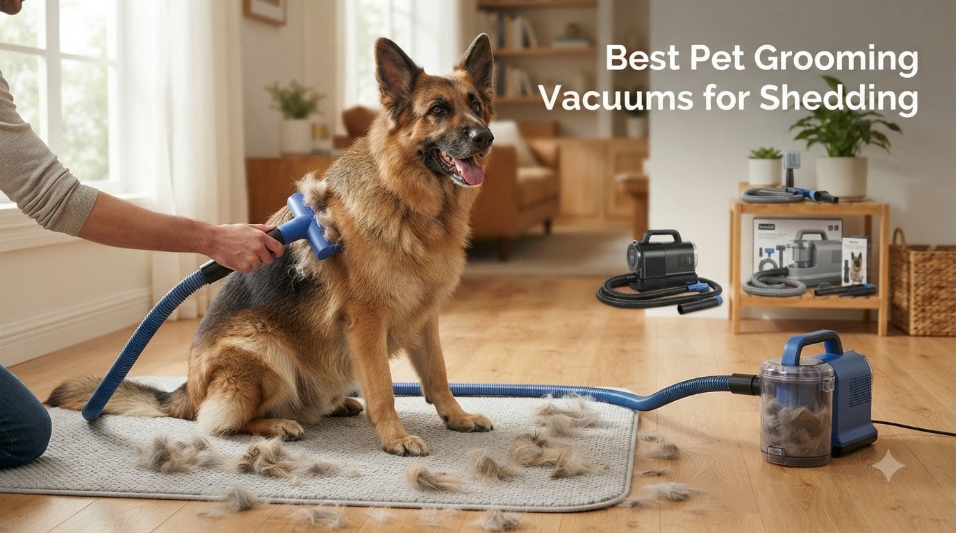 Best Pet Grooming Vacuums for Shedding