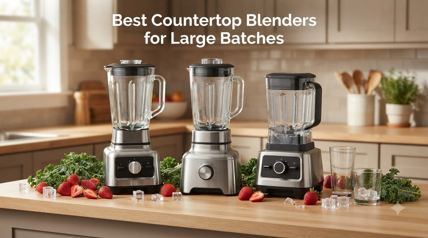 Best Countertop Blenders for Large Batches