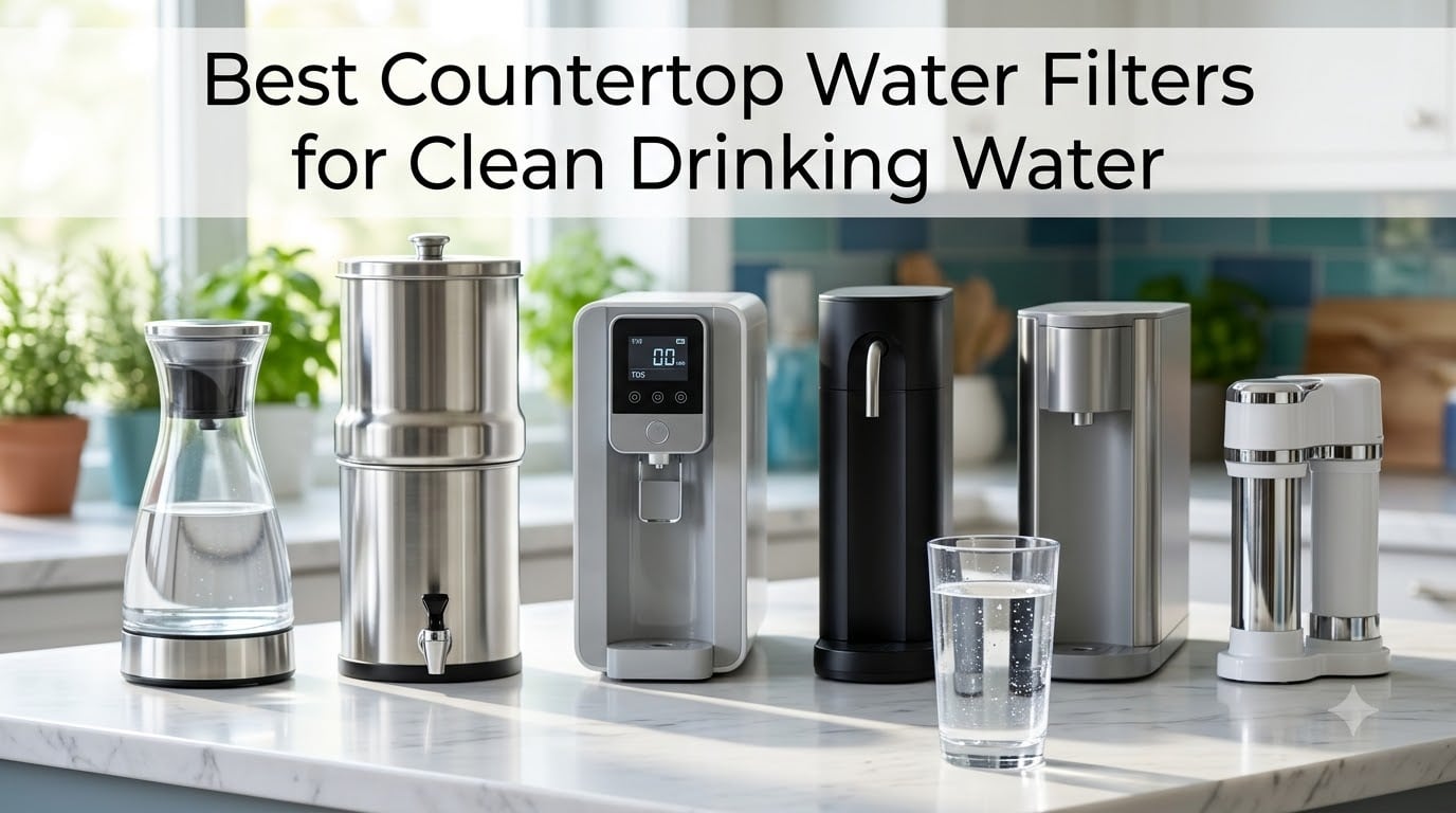 Best Countertop Water Filters for Clean Drinking Water