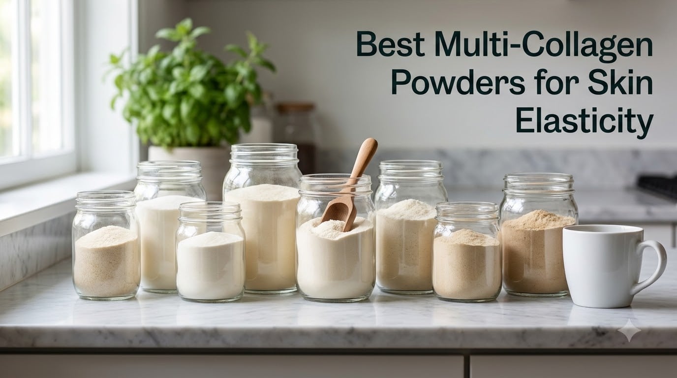 Best Multi-Collagen Powders for Skin Elasticity