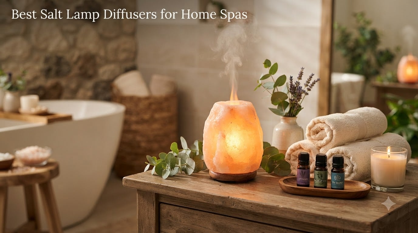 Best Salt Lamp Diffusers for Home Spas