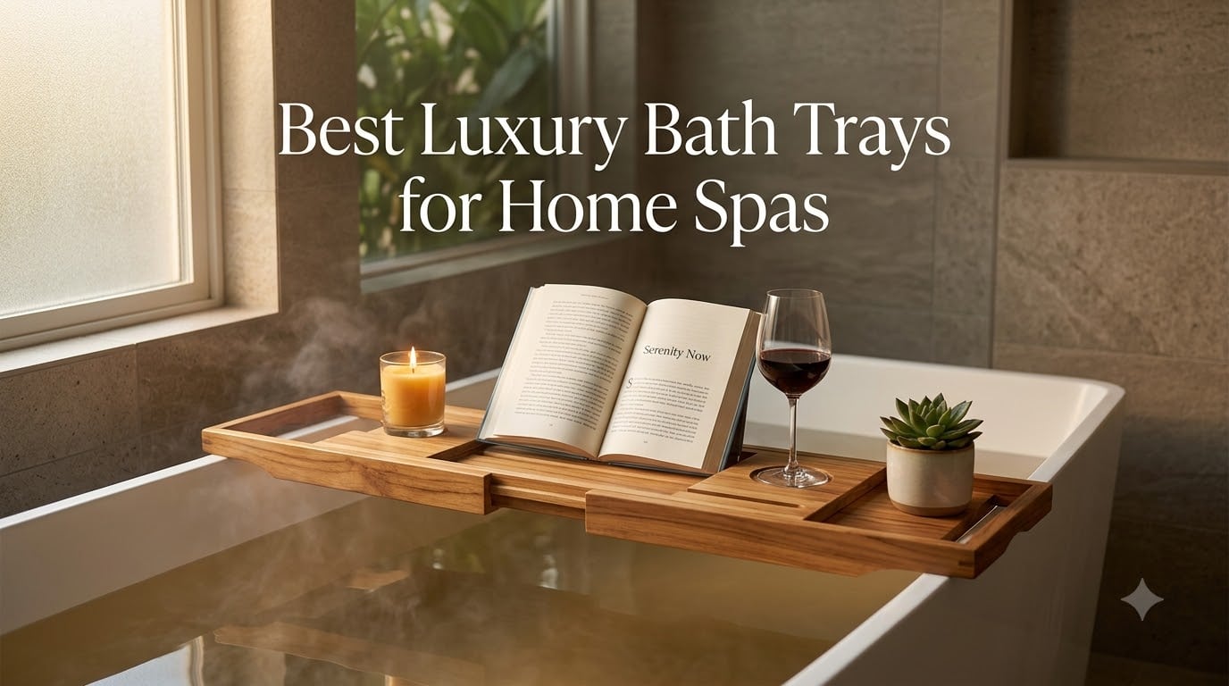 Best Luxury Bath Trays for Home Spas