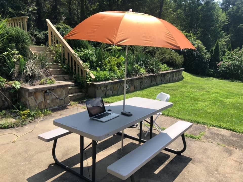 LIFETIME 6‑Foot Folding Picnic Table, Outdoor Portable Bench Seating for 8, UV‑Protected HDPE, Powder‑Coated Steel Frame, Stain‑Resistant, Folds Flat for Storage customer photo 2