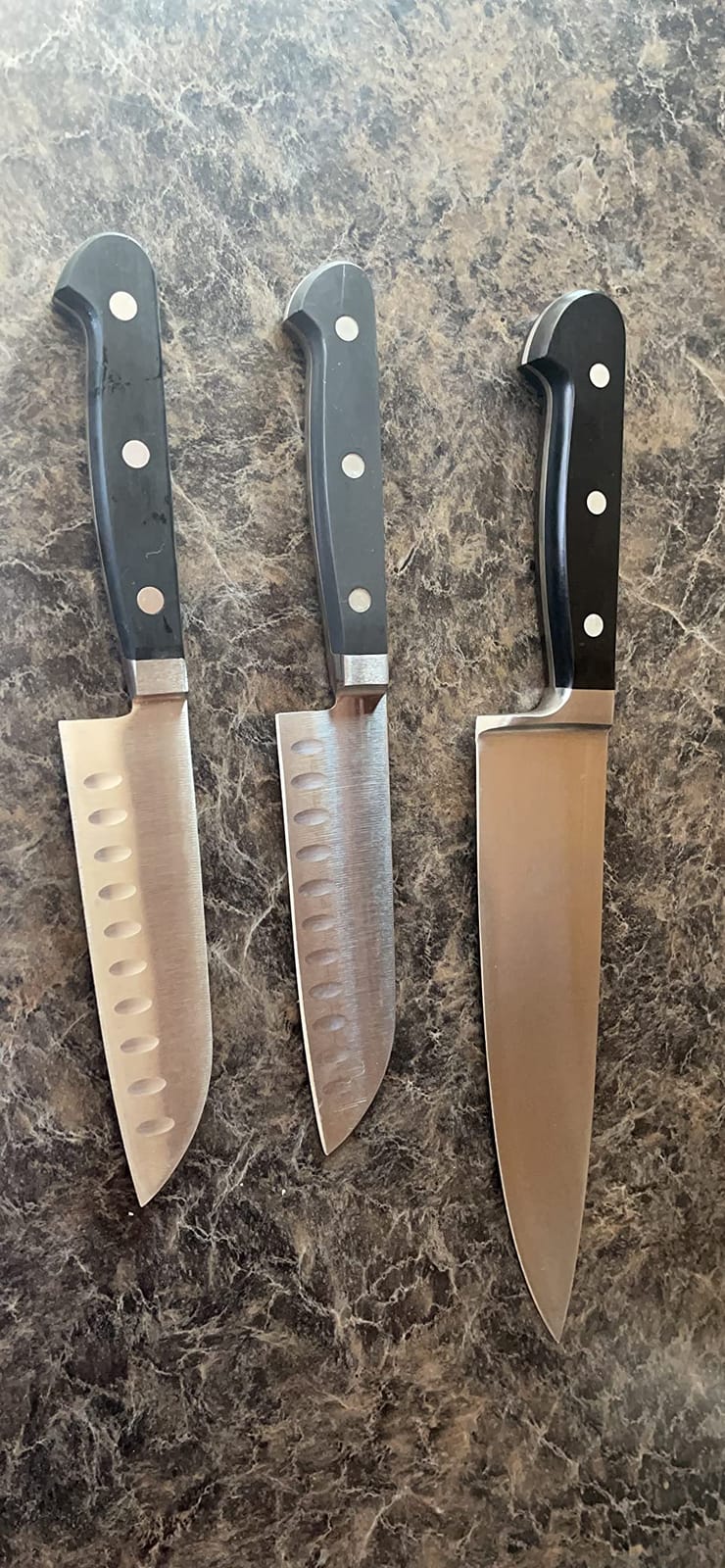 HENCKELS Classic Razor-Sharp Hollow Edge Santoku Knife 7 inch, German Engineered Informed by 100+ Years of Mastery customer photo 2